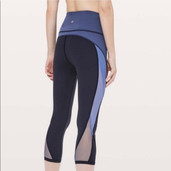 🔥🔥LULULEMON Color me Ombre Crop 21" 6 Blue - Picture 11 of 12